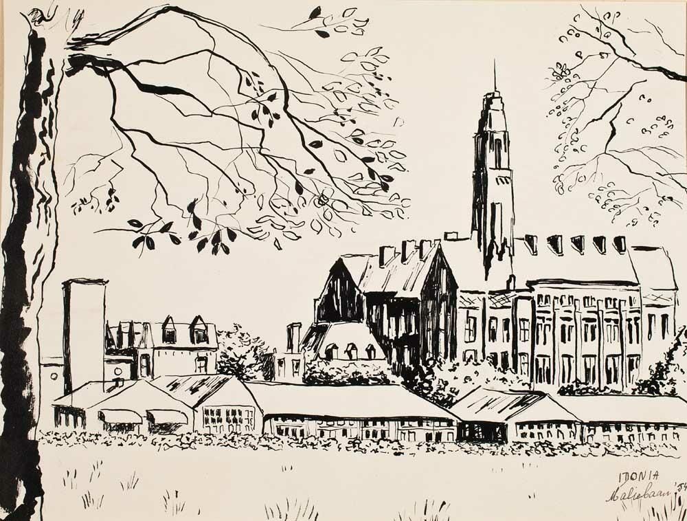 Den Haag – Maliebaan, 1954 Idonia Fraissinet